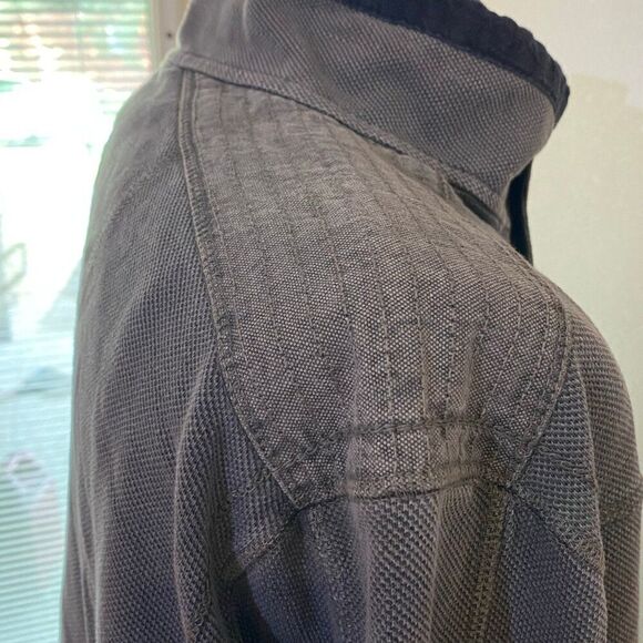 Cobalt 2 Cobalt Long Sleeve Grey Cotton Pullover Henley Mens X-Large - Picture 9 of 10